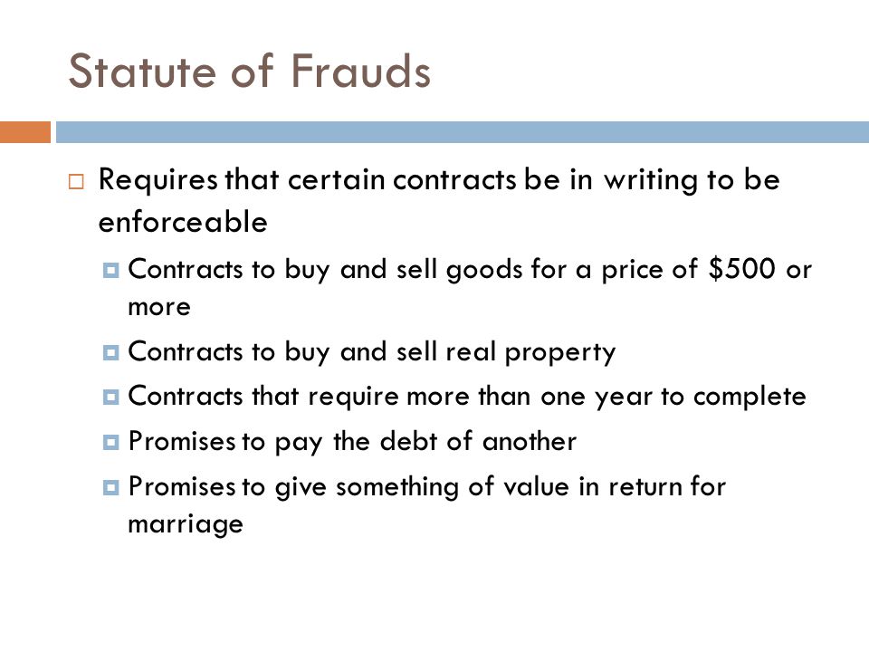 Elements of Legally Enforceable Sales Contracts Essay Sample
